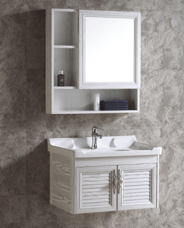 MEUBLE SALLE DE BAIN 700*470*480MM AVEC MIRROIR 750*700MM REF:KS3307-70C