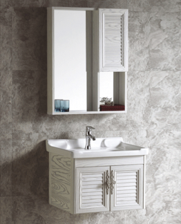 MEUBLE SALLE DE BAIN 600*470*480MM AVEC MIRROIR 600*700MM