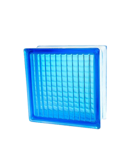 BRIQUE DE VERRE  BLUE PARALLEL