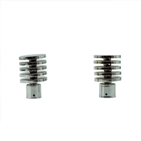 EMBOUT POUR RIDEAU CHROME :RNB B-009-S