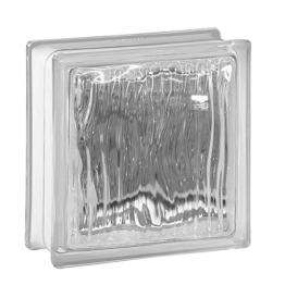 BRIQUE DE VERRE 190X190X80MM REF: JH114 STREAM LINE NET