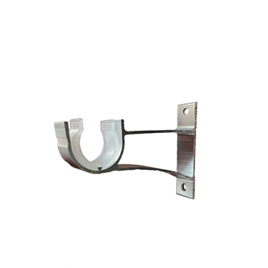 SUPPORT POUR RIDEAU ALU CHROME REF:RNB B-011-S