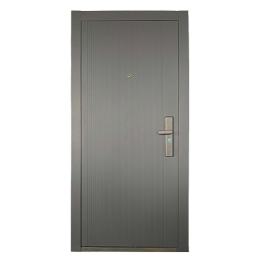 BLOC PORTE COMPLET BLINDÉ  (SERRURE+PAUMELLE+BATTIE) – 205 x 90 x 5 CM