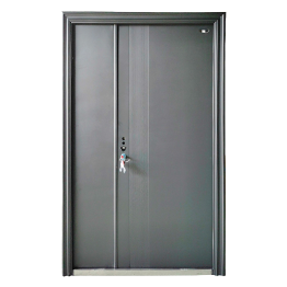 BLOC PORTE COMPLET BLINDÉ  (SERRURE+PAUMELLE+BATTIE) – 205 x 120 x 5 CM