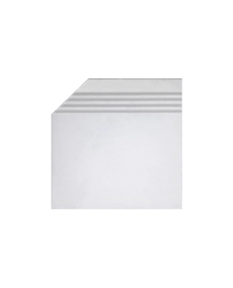 CARREAUX ESCALIER 300X300X8MM VITRIFIE BLANC REF: STP-W1/W2