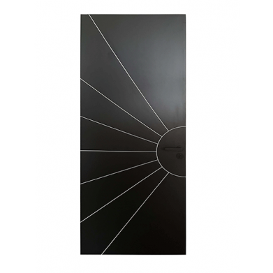 BLOC PORTE 206*90*10CM COMPLET (SERRURE+PAUMELLE+BATTIE) REF: M-010