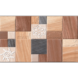 CARREAUX 200X300X6.3MM GLOSSY-PUNCH NOVA-  "INDE" REF: FLOWER-326