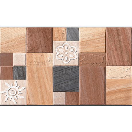 CARREAUX 200X300X6.3MM GLOSSY-PUNCH NOVA-  "INDE" REF: FLOWER-326