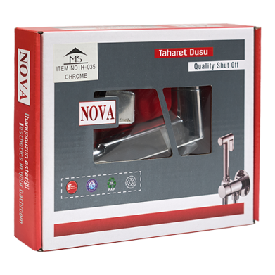 DOUCHETTE AVEC FLEXIBLE ABS CHROME REF:H-035