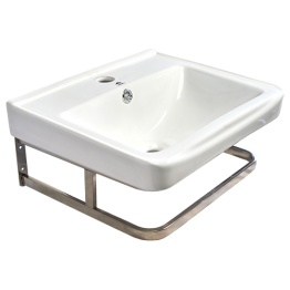 VASQUE BLANC AVEC PORTE SERVIETTE 430*360*200MM REF:3003