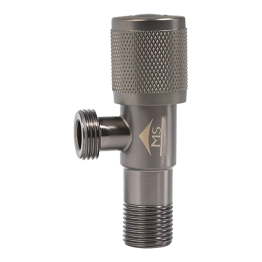 ROBINET EQUERRE 1/2*1/2 GRIS REF:HCP25-04G