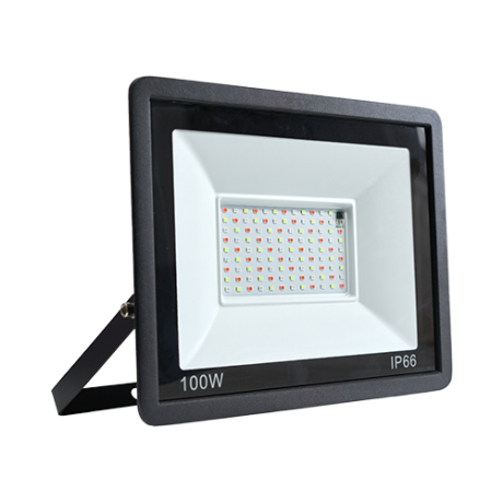 PROJECTEUR 100W IP66 RGB -AVEC TELECOMMANDE REF:H-022