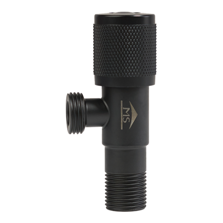 ROBINET EQUERRE 1/2*1/2 NOIR REF:HCP25-04B