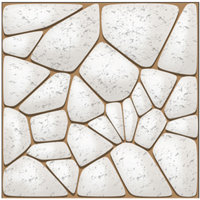 CARREAUX 300X300X7.5MM GLOSSY-PLAIN NOVA- "INDE" REF:LONDON-17