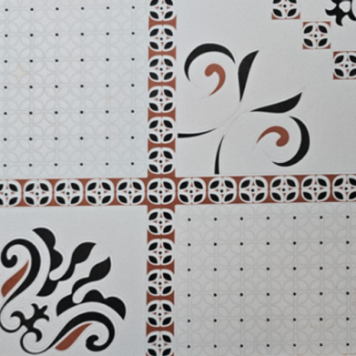 CARREAUX 300X300X7.5MM GLOSSY-NOVA- "INDE" REF: 392 net