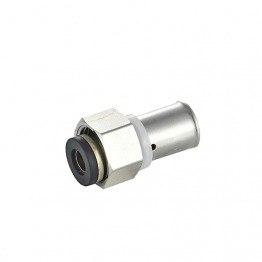 RACCORD UNION A SERTIR FEMELLE  PE-X/AL 16MMX1/2" F