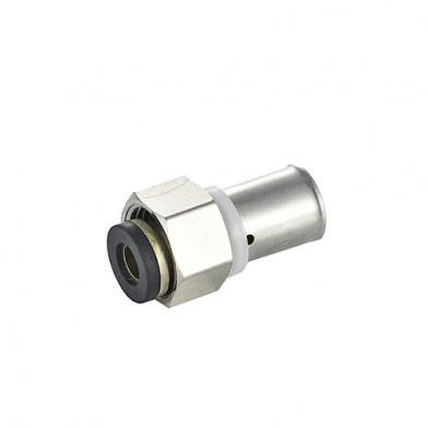 RACCORD UNION A SERTIR FEMELLE  PE-X/AL 16MMX1/2" F