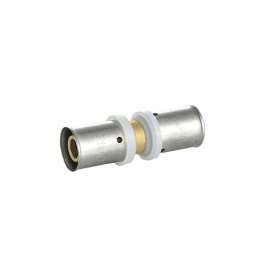RACCORD A SERTIR DROIT   PE-X/AL 121UA - S16 (65101)