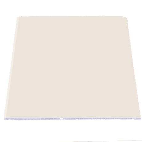 PLAFOND PVC 200X7X4000MM 10PCS/PQTSNET  BLANC CASSE NET