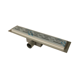 CANIVEAU DE DOUCHE INOX  COULEUR ARGENTE 400*70*65MM REF:RHSS12-4007