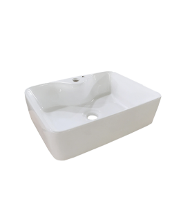 VASQUE CARRE A POSER BLANC ORIGINE CHINE 460*460*150MM REF:8025