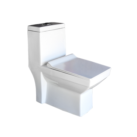 WC MONOBLOC CERAMIQUE 730x360x685MM "INDE" model: CRYSTAL