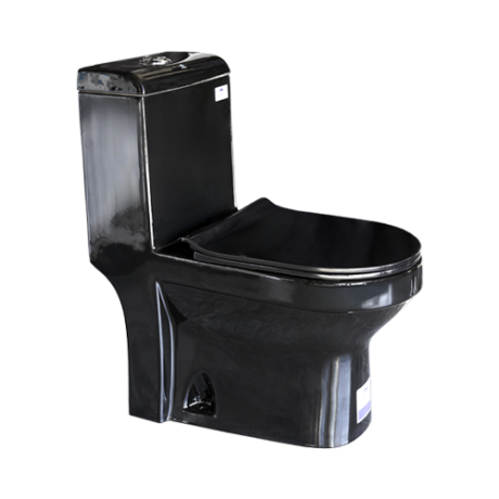 WC MONOBLOC HORIZONTAL NOIR  720*380*790MM REF:1011B