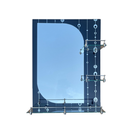 MIROIR SALLE DE BAIN AVEC TABLETTE REF: RHC M24933