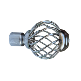 EMBOUT POUR RIDEAU CHROME REF:RNB B-006-S