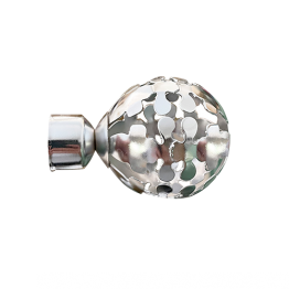 EMBOUT POUR RIDEAU CHROME REF:RNB B-010S