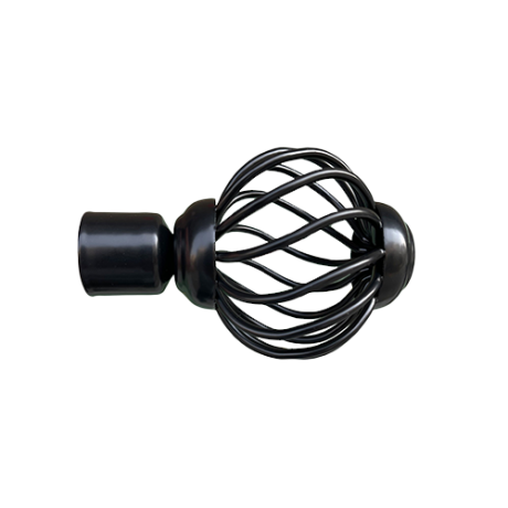 EMBOUT POUR RIDEAU NOIR REF:RNB B-006