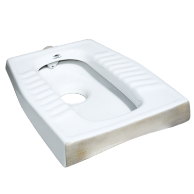 WC TURQUE BLANC EN CERAMIQUE SQUATTING "INDE" 490*370*150MM