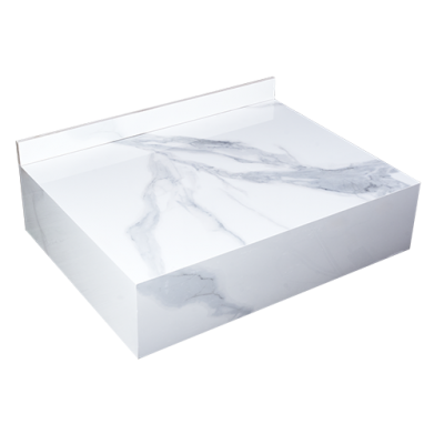 PANNEAU MARBLE BLANC -610X465X150MM REF:YBT-01W