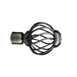 EMBOUT POUR RIDEAU BRONZE  REF:RNB B-006-BR