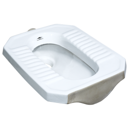 WC TURQUE BLANC EN CERAMIQUE MEDIUM "INDE" 490*370*150MM