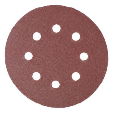 DISQUE ABRASIF 125MM P120 "FINDER" PAQT DE 5PCS