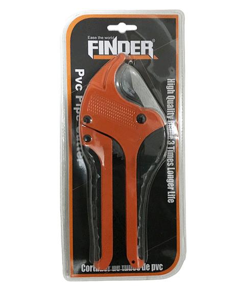 PINCE COUPE-TUYAU PVC 42MM A CLIQUET "FINDER" BOITE DE 06 PIECES