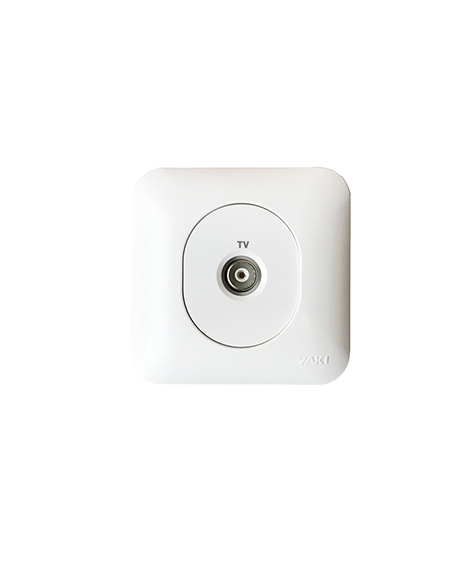 PRISE TELEVISION ENCASTRE "YAKI" BOITE DE 10 PCS REF: 8447