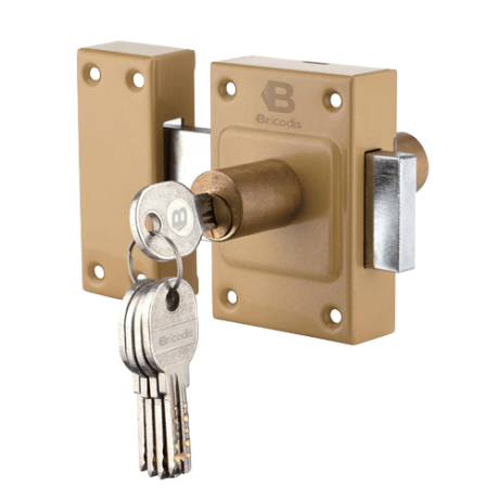 VERROU "BRICODIS" DOUBLE CANON - CLE A POINT REF: F-38-BRICODIS