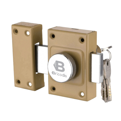 VERROU "BRICODIS " SIMPLE CANON - CLE A POINT REF: F-40-BRICODIS