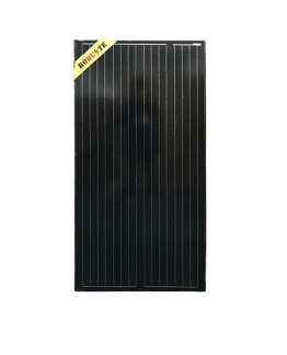 PANNEAU SOLAIRE CADRE NOIR 12V 150W