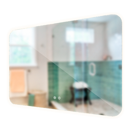 MIROIR SDB SMART LED 120*80CM-2700-6500K IP44  REF:RF12080E