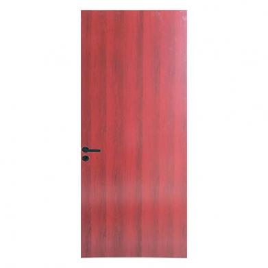BLOC PORTE COMPLET  2100*900*40MM -POIGNEE NOIR  ISOPLANE ROUGE