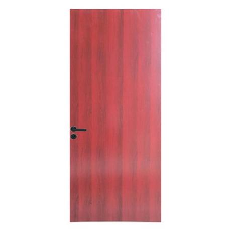 BLOC PORTE COMPLET  2100*900*40MM -POIGNEE NOIR  ISOPLANE ROUGE