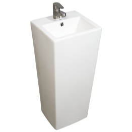 LAVABO GM CARRE BLANC 340*330*480 REF:365
