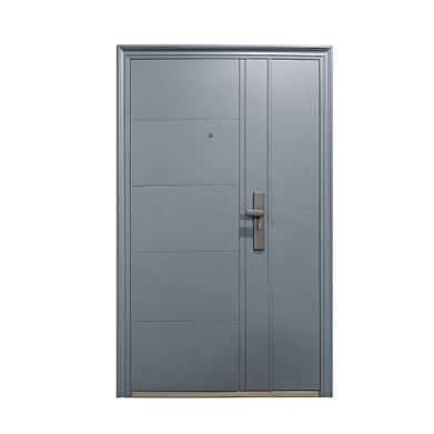 BLOC PORTE COMPLET BLINDÉ TIERCE (SERRURE+PAUMELLE+BATTIE)  – 205 x 120 x 5 CM SECUS032D-L