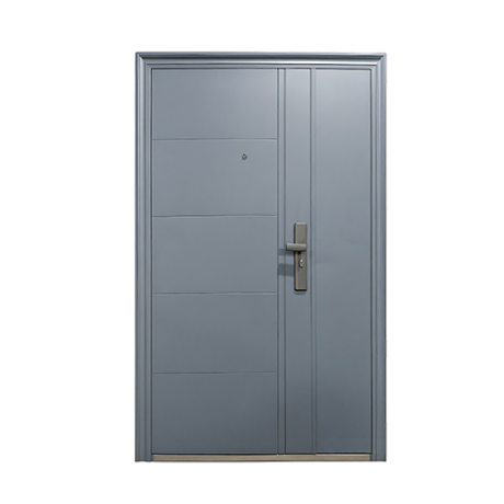 BLOC PORTE COMPLET BLINDÉ TIERCE (SERRURE+PAUMELLE+BATTIE)  – 205 x 120 x 5 CM SECUS032D-L