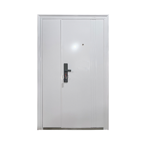 BLOC PORTE COMPLET BLINDÉ TIERCE (SERRURE+PAUMELLE+BATTIE)  – 205 x 120 x 5 CM SECUS025D-R