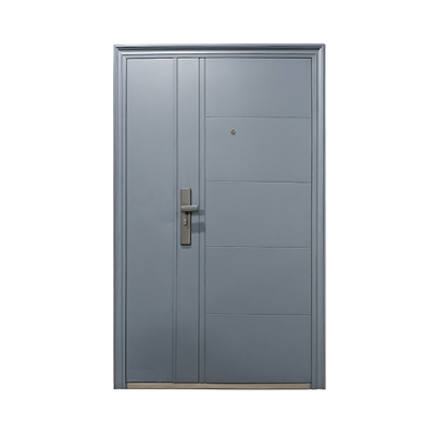 BLOC PORTE COMPLET BLINDÉ TIERCE (SERRURE+PAUMELLE+BATTIE)  – 205 x 120 x 5 CM SECUS032D-R