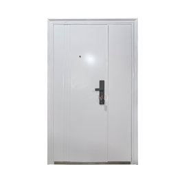 BLOC PORTE COMPLET BLINDÉ TIERCE (SERRURE+PAUMELLE+BATTIE)  – 205 x 120 x 5 CM SECUS025D-L